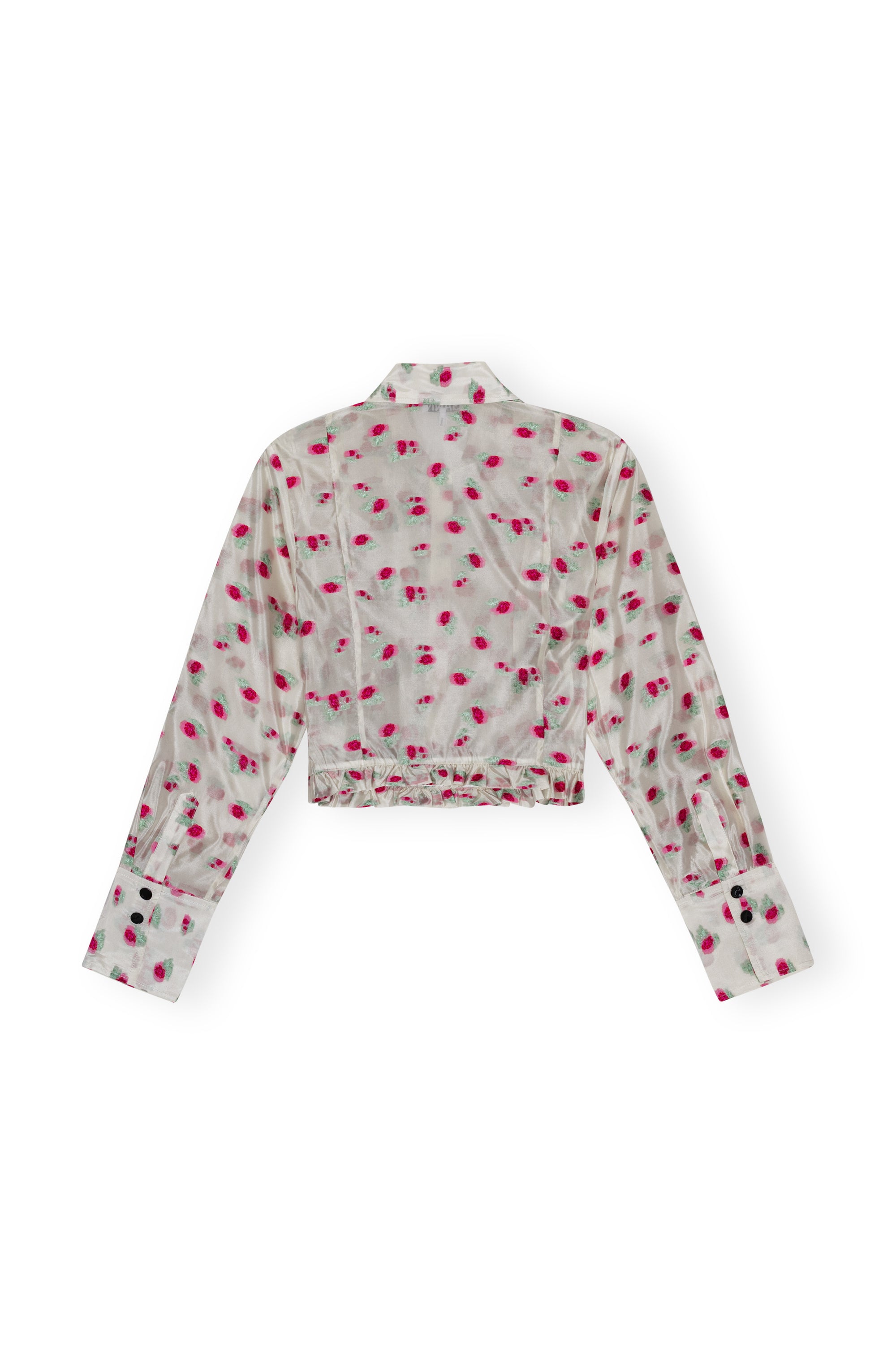 Organza Jacquard Shirt - Tofu