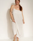 Be Idle - The Flirty Maxi Slip - White -