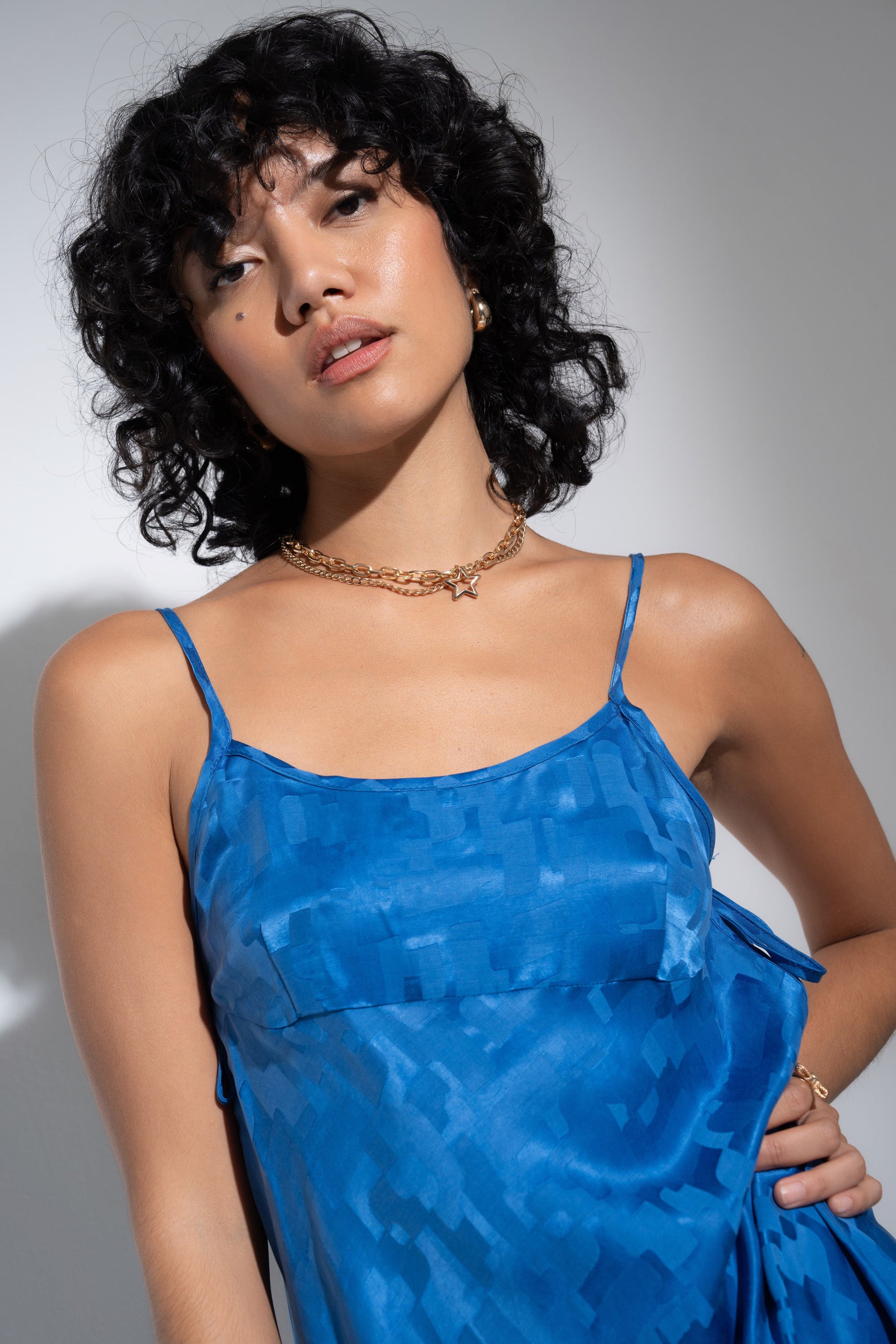 The Flirty Slip - Cobalt