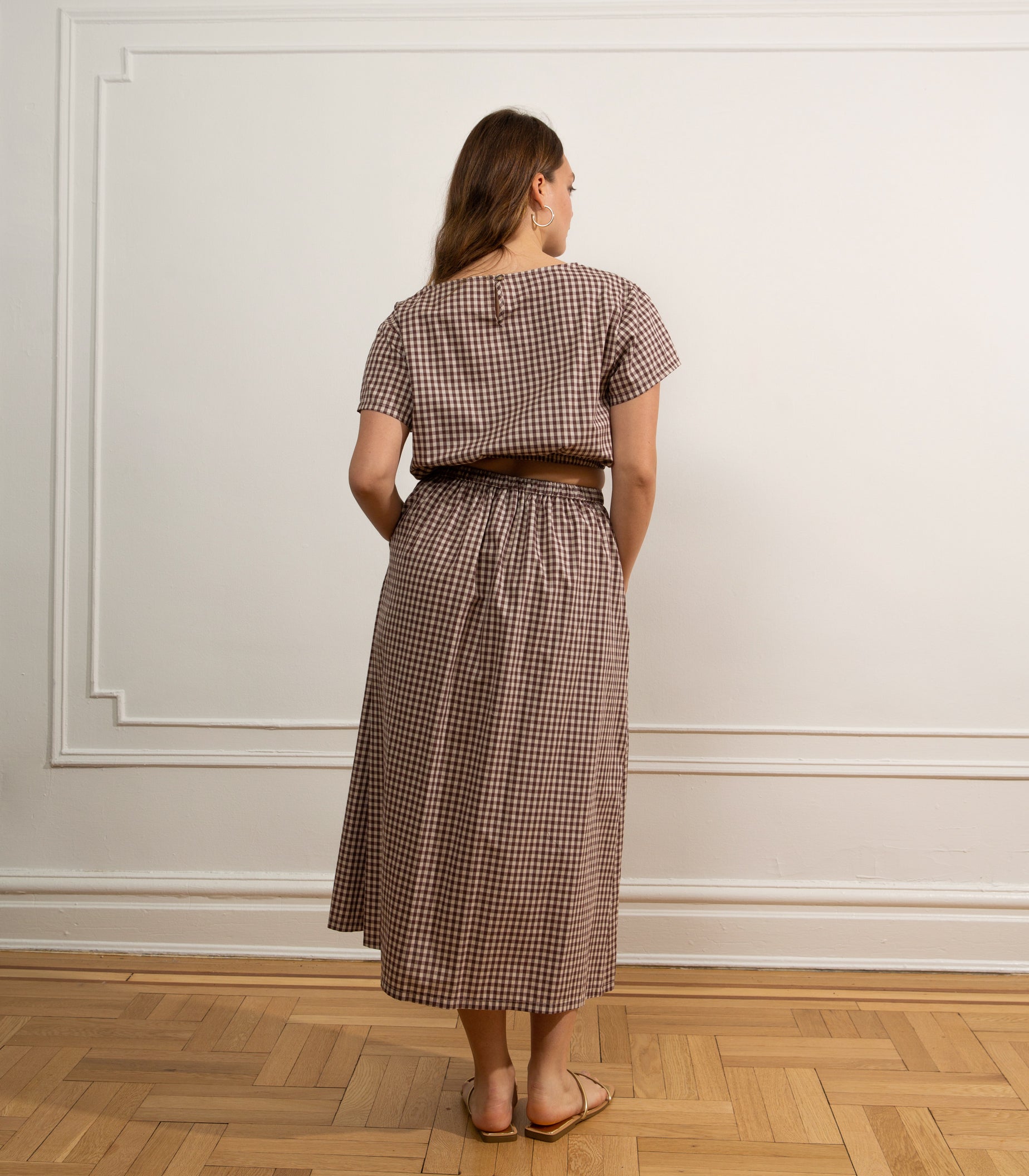 Loup - Gingham Cornielia Skirt -