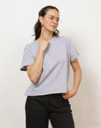 Bessette Soft Washed Tee - Heather Gray