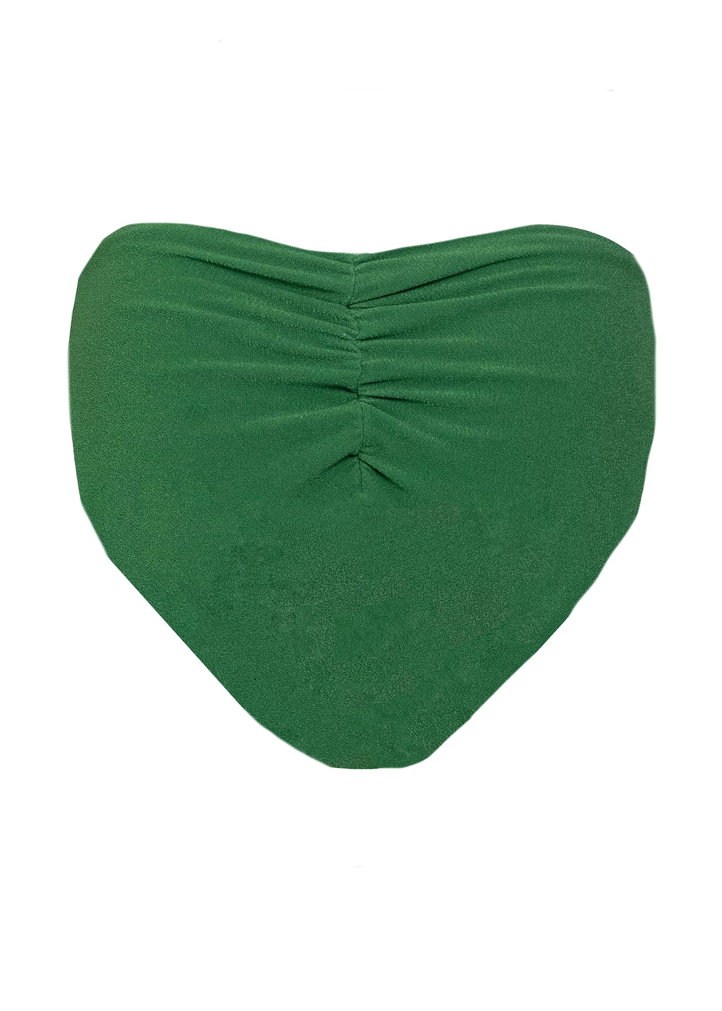 Jade Braided Triangle Bikini Bottom - Green
