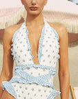 Montce - Heidi Floral Tropez Ruffle Edge One-Piece -