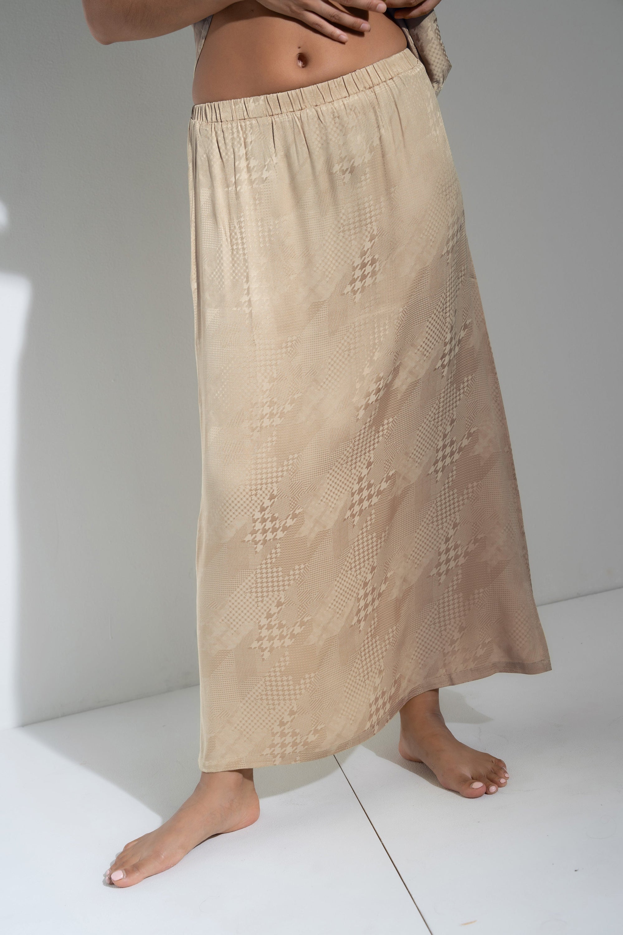 Be Idle - The Slip Skirt - Taupe -