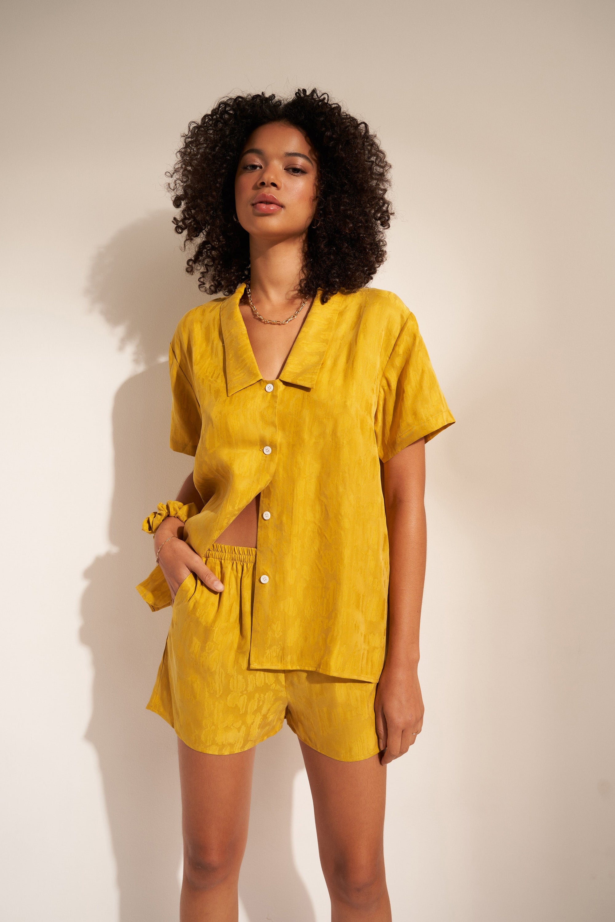 The Button Up - Sunflower