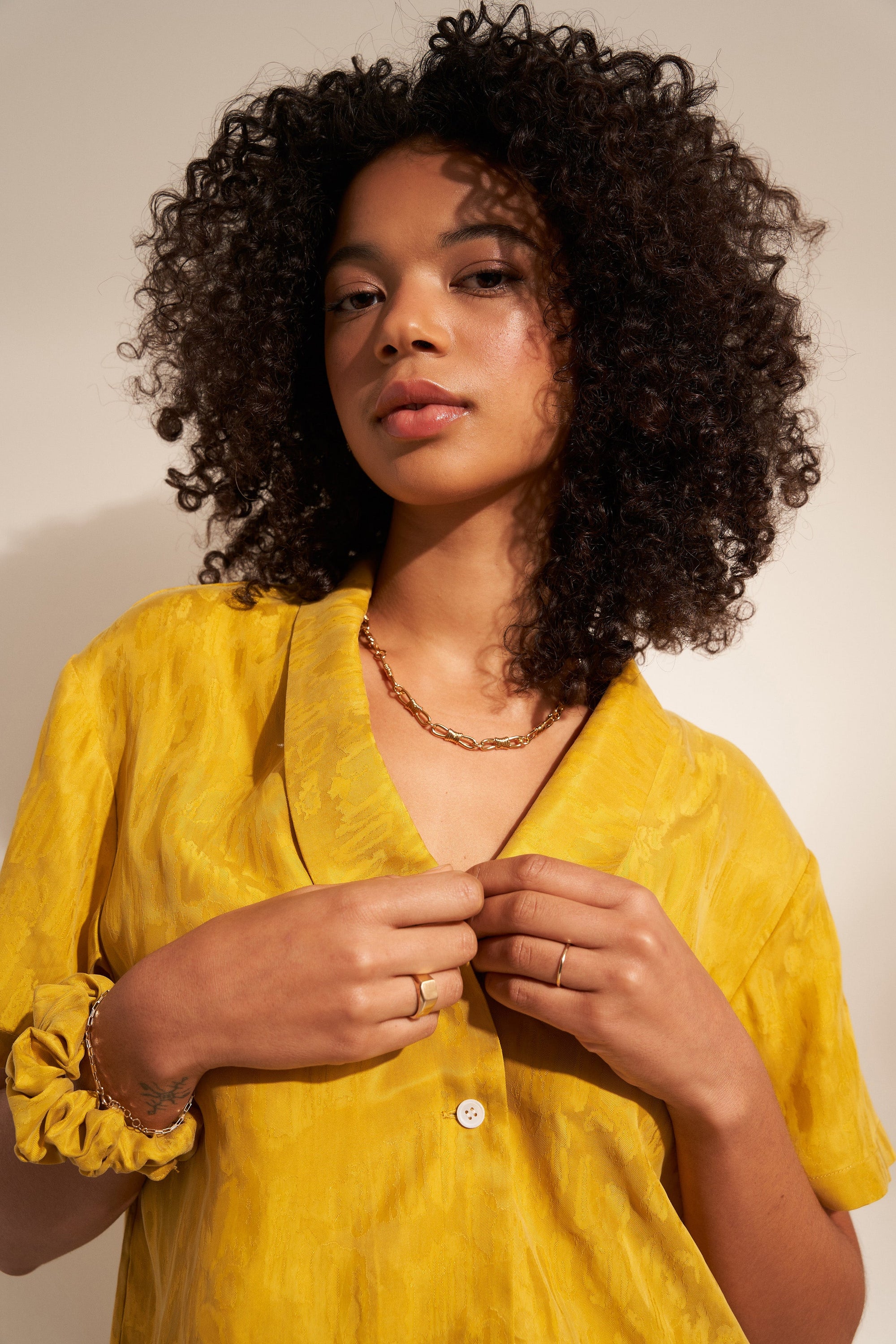The Button Up - Sunflower