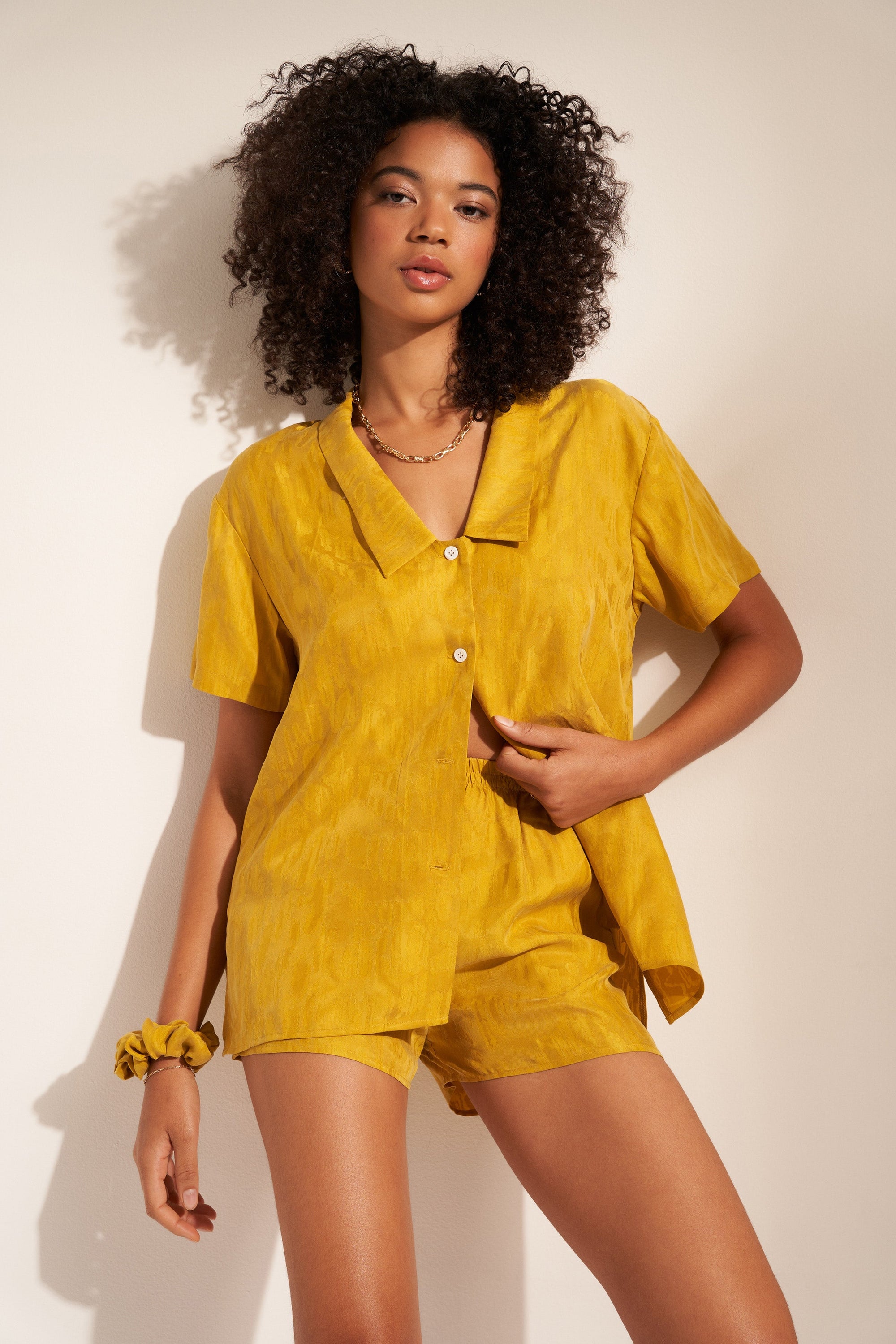 The Button Up - Sunflower