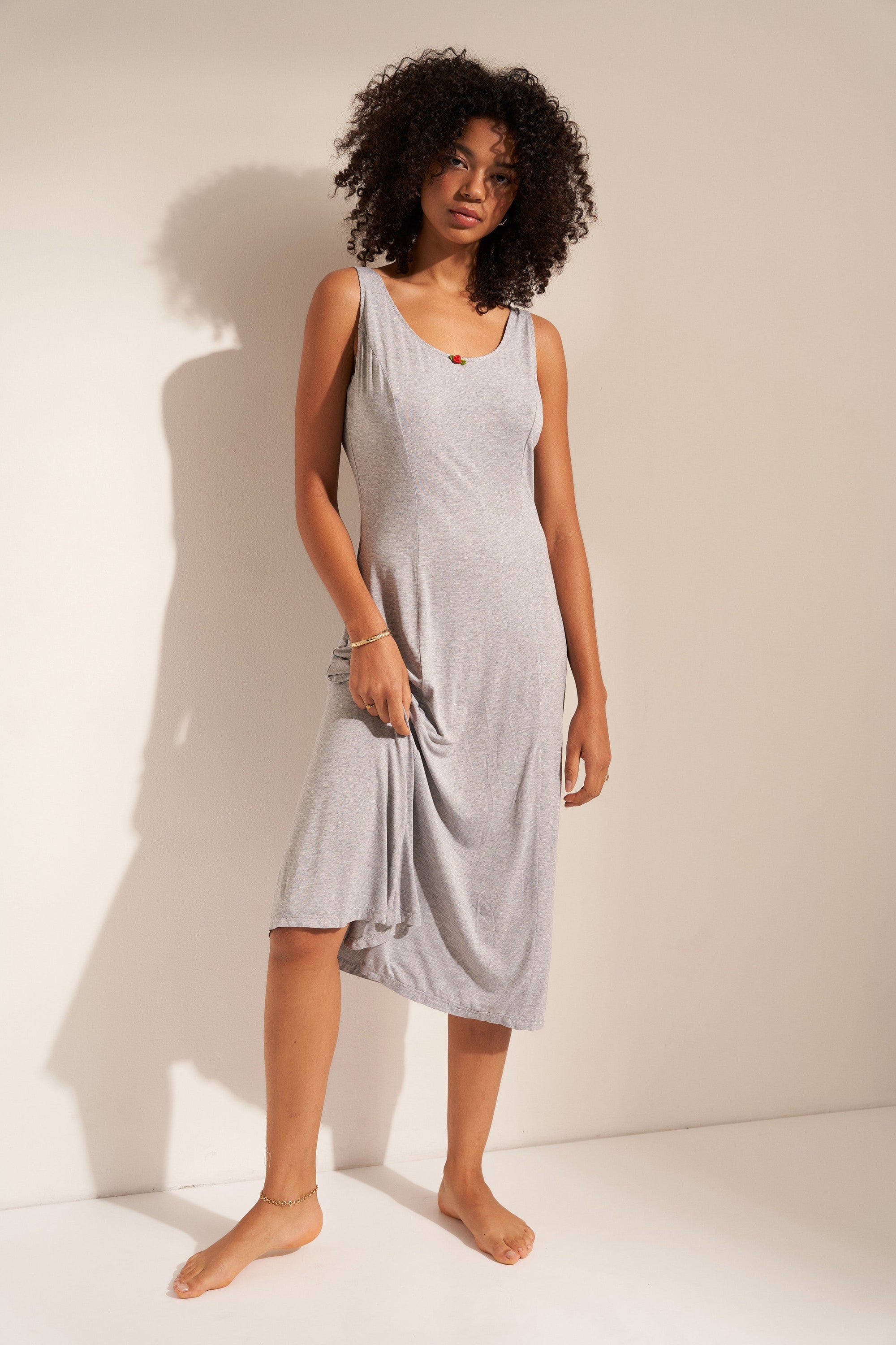 The Jersey Slip - Heather Grey