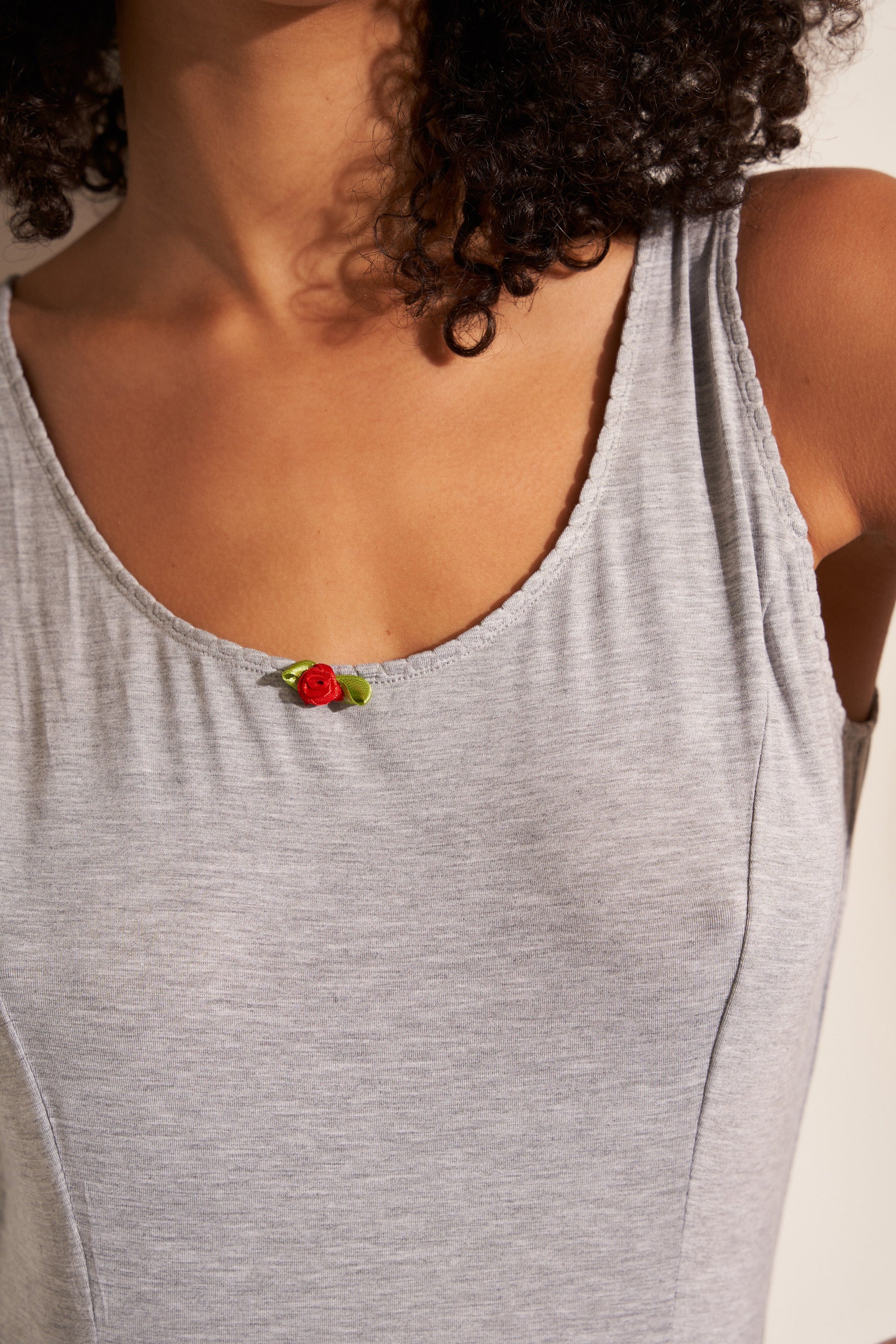The Jersey Slip - Heather Grey