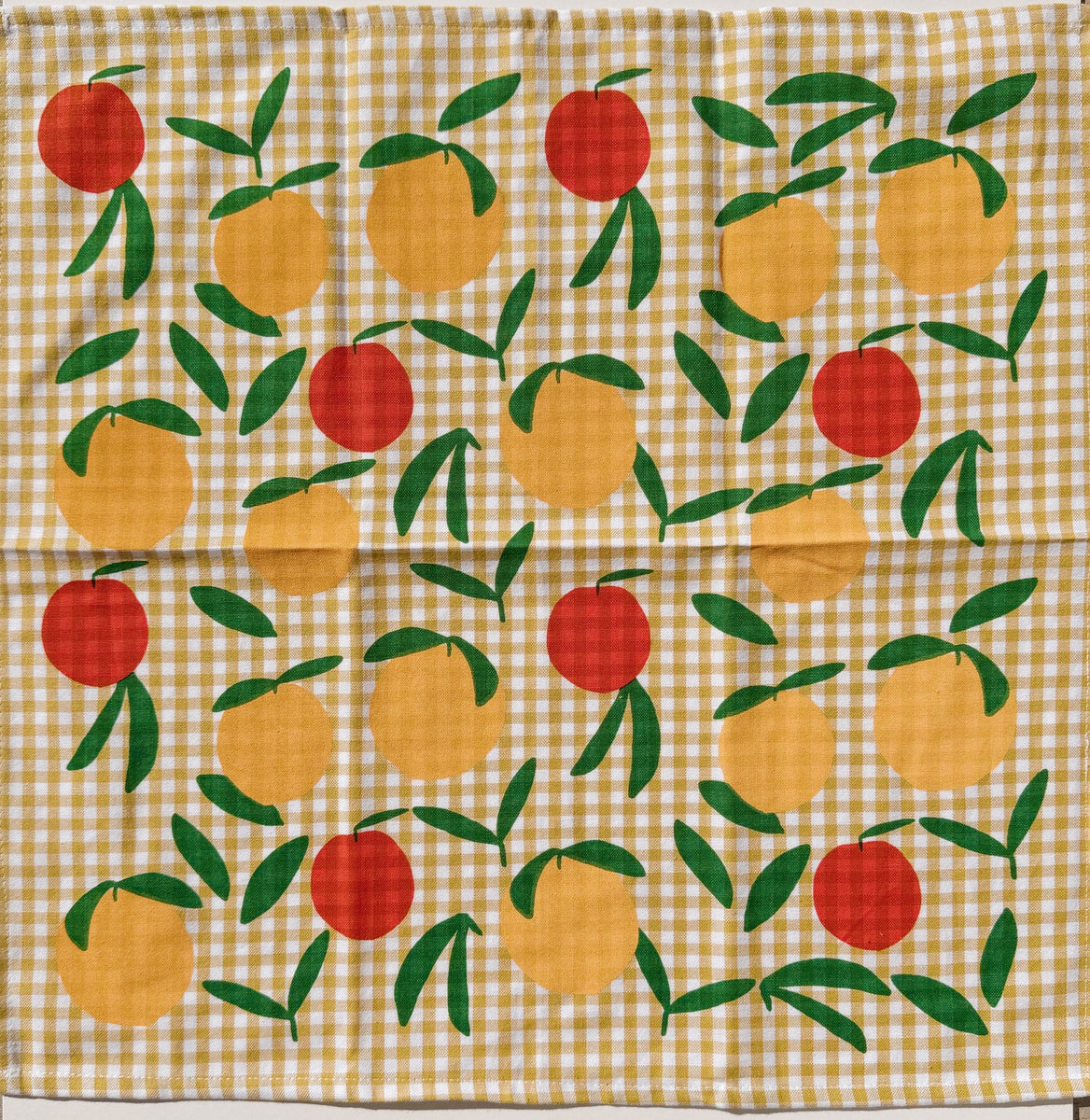 Julie Peach - Towels - PeachÊon Gingham Towel – offe market