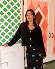 Lisa Says Gah - Issa V-Neck Cardi - Black -