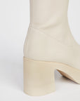 Intentionally Blank - Marlowe Vegan Platform Boot Cream Sole -