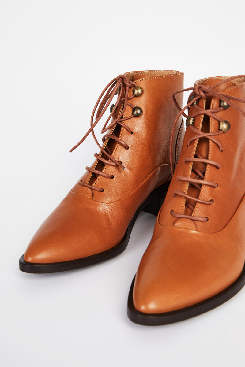 Intentionally Blank - West Lace Up Ankle Boot -