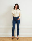 Cleo Jeans in Dark Indigo Denim | Loup