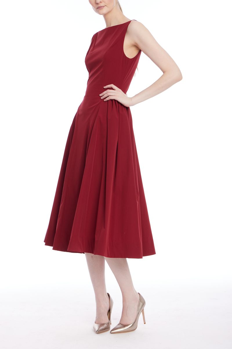 Jewel Badgley Mischka - Kirsten A-Line Midi Dress -