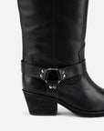 Intentionally Blank - Josephine Knee High Biker Boot -