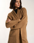 Callahan Knitwear - Juliet Cardigan - Raw Umber -