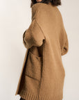 Callahan Knitwear - Juliet Cardigan - Raw Umber -