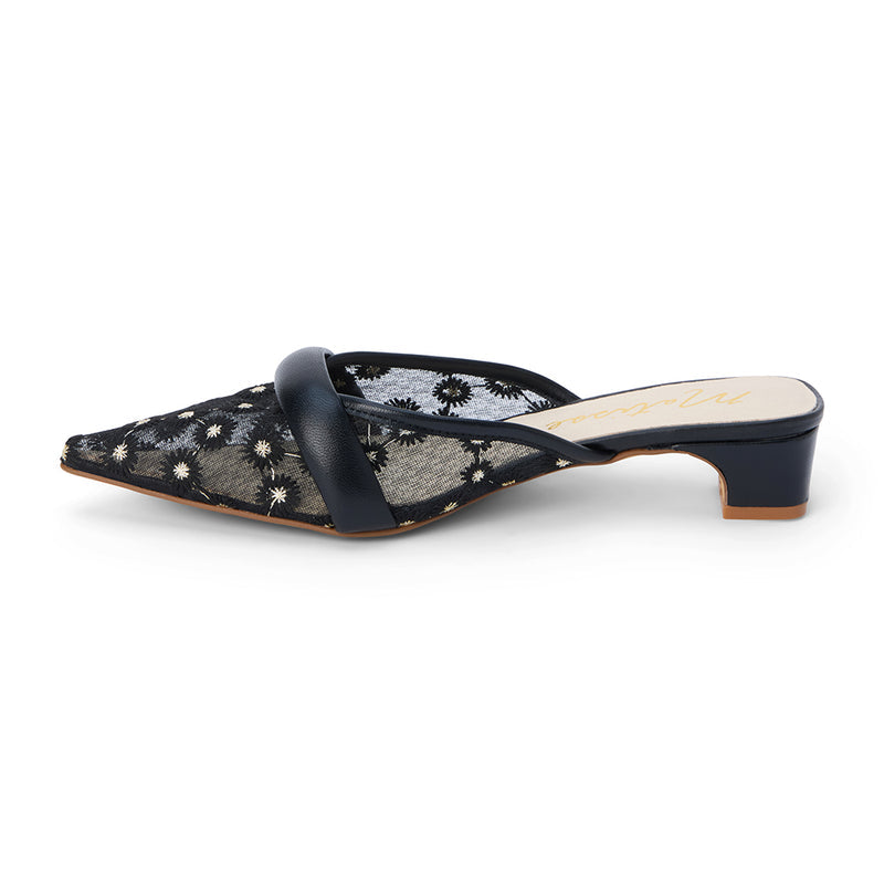 Kellan Heels - Black Floral