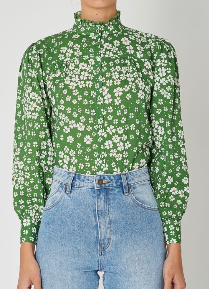 Kennedy Shirt - Olive Green