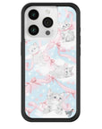 wildflower kitten around iphone 15pro case