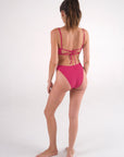 Galamaar - Maude Top in Hibiscus -