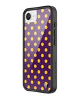 Wildflower iPhone case 16e Polka Dot | Purple and Yellow Cute
