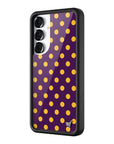 Wildflower Galaxy S25 case Plus Polka Dot Purple and Yellow Cute