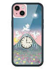 Wildflower iPhone case 15 Plus Laufey Collab Clock Cute