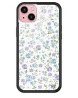 Wildflower Lilac And Blue Floral iPhone 15 Plus Case