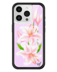 Wildflower iPhone case 15 Pro Sweet Lily Lilac Cute