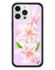 Wildflower iPhone case 15 Pro Max Sweet Lily Lilac Cute