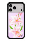 Wildflower iPhone case 17 Pro Max Sweet Lily Lilac Cute