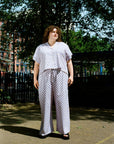 WRAY - Lounge Pants - Lilac Check -