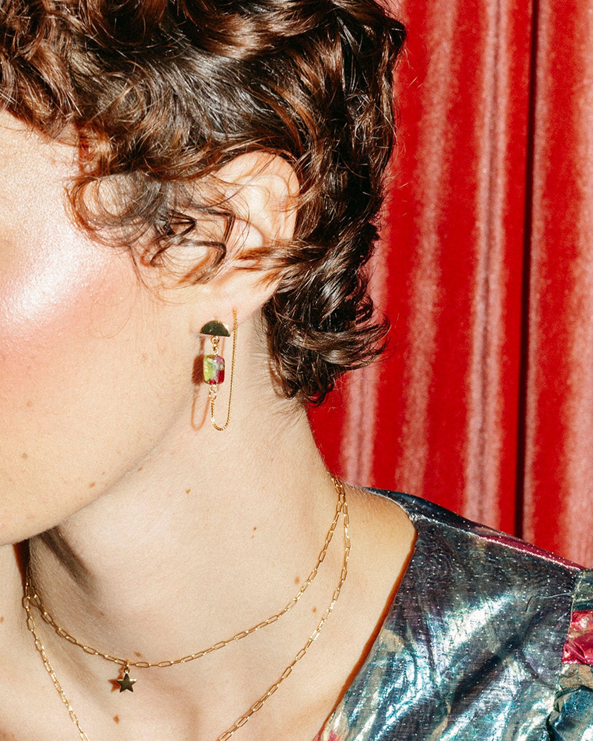 Feisty Threader Earring