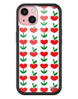 Wildflower iPhone case 15 Love Blooms Hearts Cute