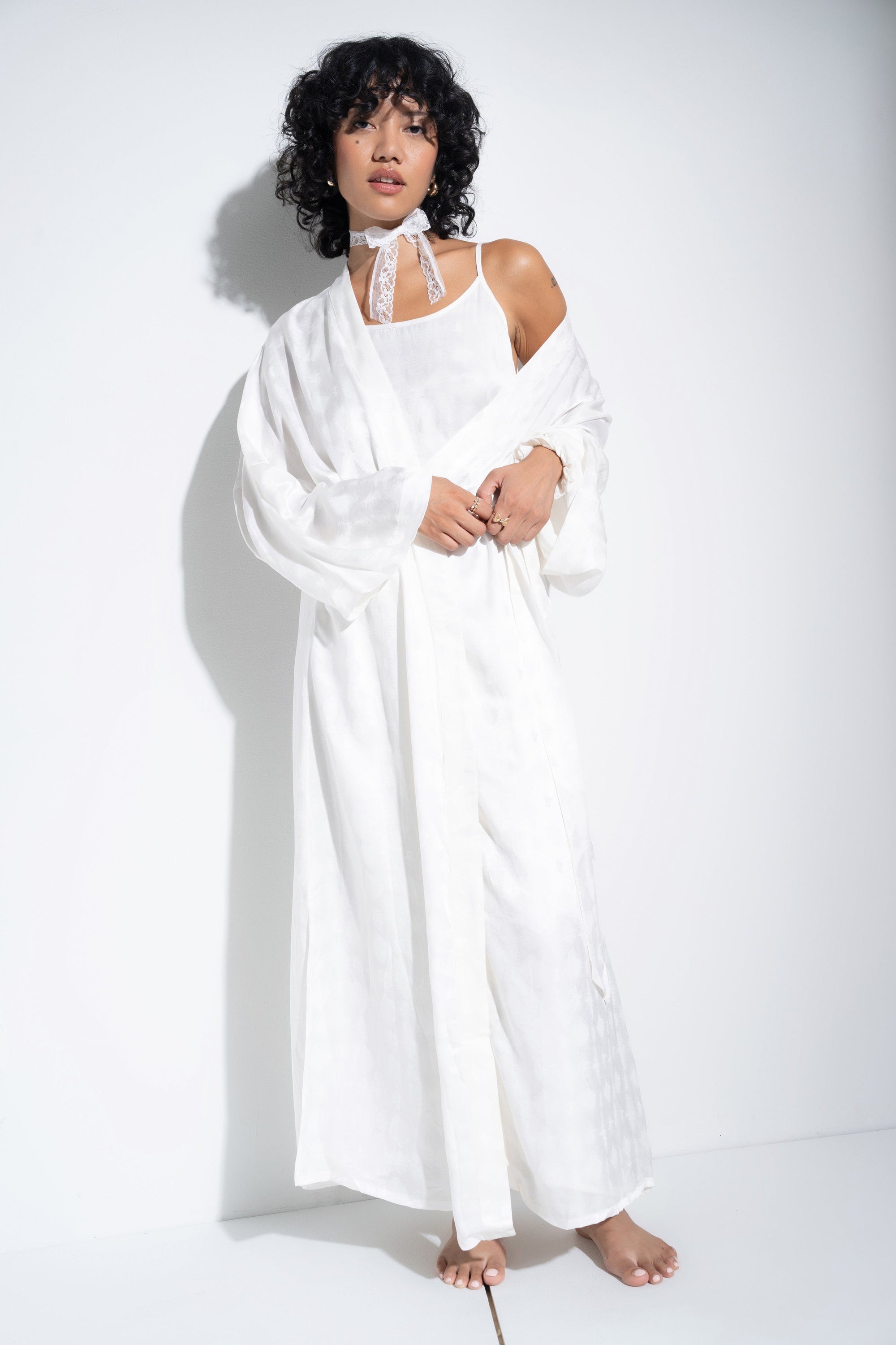 The Long Robe - White