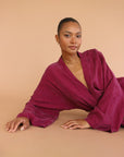 The Long Robe - Plum