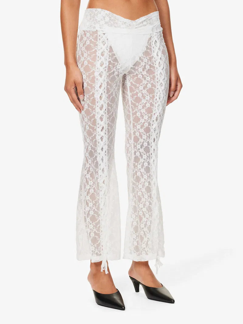 Lovers Lace Pants - Porcelain