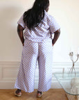 WRAY - Lounge Pants - Lilac Check -