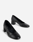 Intentionally Blank - Margie Heel - BLACK LEATHER