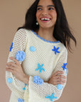 Callahan Knitwear - Mar Mini Dress - Capri Blue -