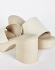 Intentionally Blank - Mary Platform Heel Cream Sole -