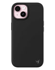 Wildflower iPhone case 15 Black MagSafe Sleek Black