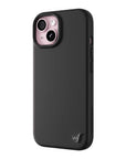 Wildflower iPhone case 15 Black MagSafe Sleek Black