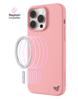 Wildflower iPhone case 14 Pro Max Pink MagSafe Sleek Pink