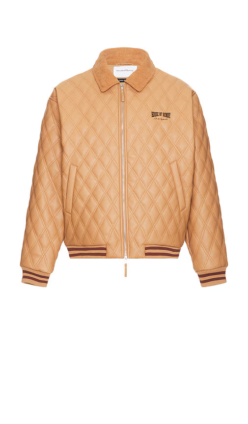 Midcentury Quilt Bomber Jacket