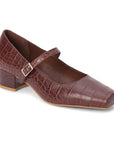 Matisse - Mirabelle Mary Jane Heel - Coffee Croc -