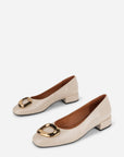 Intentionally Blank - Mister Leather Flat - OATMILK LEATHER