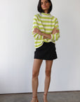 Callahan Knitwear - The Mock Neck - Sour Melon -